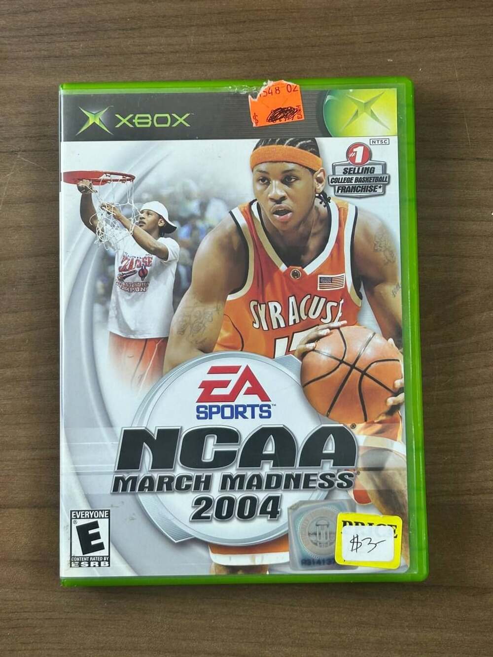 NCAA March Madness 2004 Microsoft Xbox 2003 NTSC EA Sports Case Disc No Manual